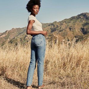 Doen Blue Straight Leg Jeans